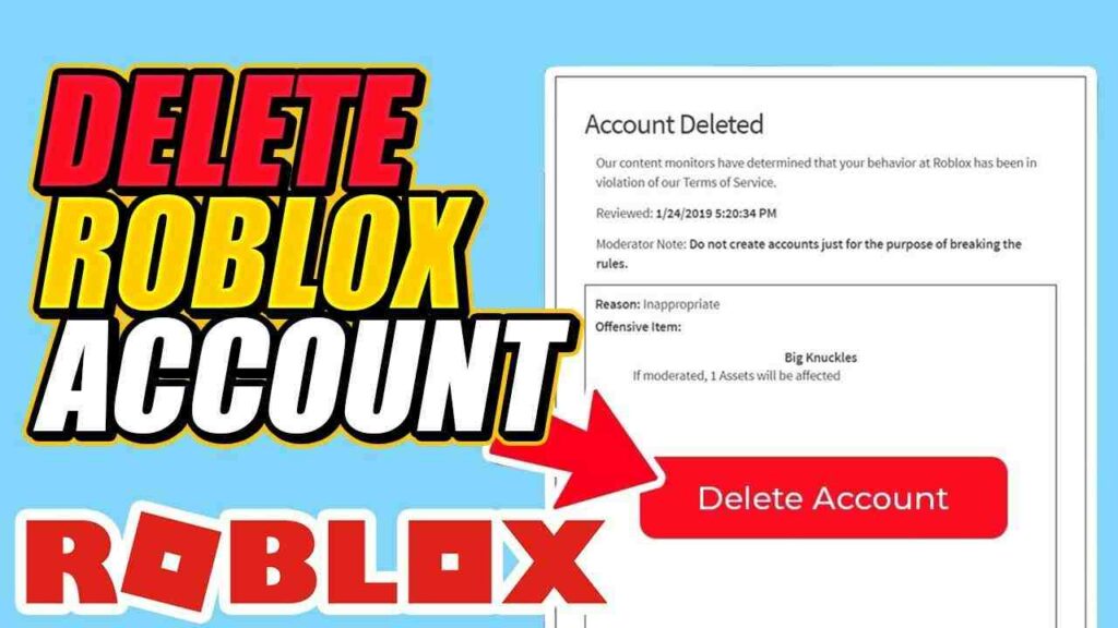 Delete Roblox Account: All Support Guide For Players (2022)